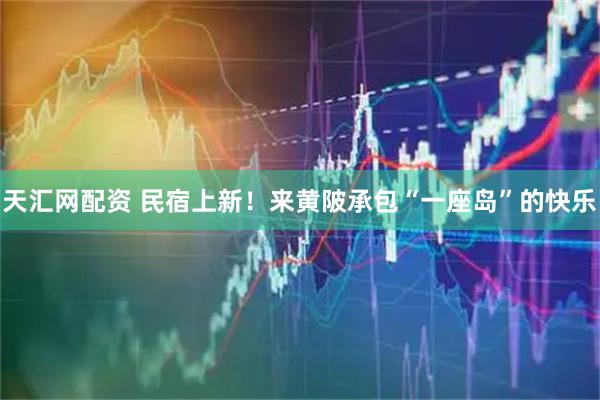 天汇网配资 民宿上新！来黄陂承包“一座岛”的快乐