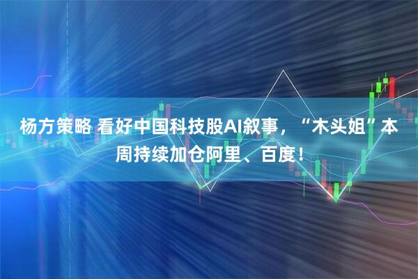 杨方策略 看好中国科技股AI叙事，“木头姐”本周持续加仓阿里、百度！