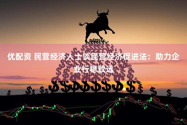 优配资 民营经济人士谈民营经济促进法：助力企业行稳致远